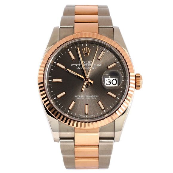 Rolex Jewelry - Rolex Oyster Perpetual Datejust Automatic Watch Stainless Steel and Rose Gold 36